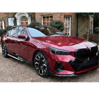 Bmw 5 Series G60 G68 M Sport Front Splitter In Gloss Black