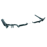 Bmw 5 Series G60 G68 M Sport Rear Diffuser In Gloss Black