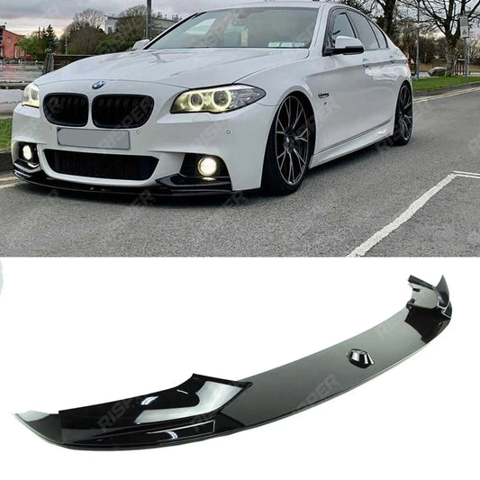 BMW 5 Series M Sport F10 2010 - 2017 - Front Splitter - Gloss Black