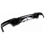 BMW 5 Series M Sport F10 F11 - Gloss Black Rear Diffuser with Quad Exit