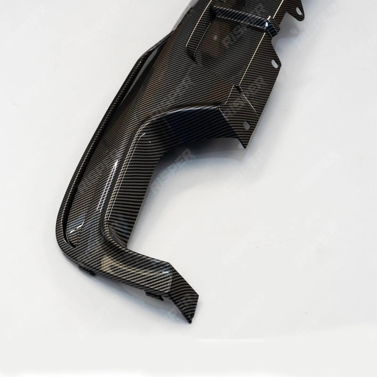 BMW 5 Series M Sport F10 F11 - Rear Diffuser with Quad Exit in Carbon Look