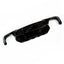 BMW 5 Series M Sport F10 F18 2011 - 2017 V Style Gloss Black Rear Bumper Diffuser