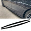 BMW 5 Series M Sport F10 F18 Side Skirt Splitters in Gloss Black