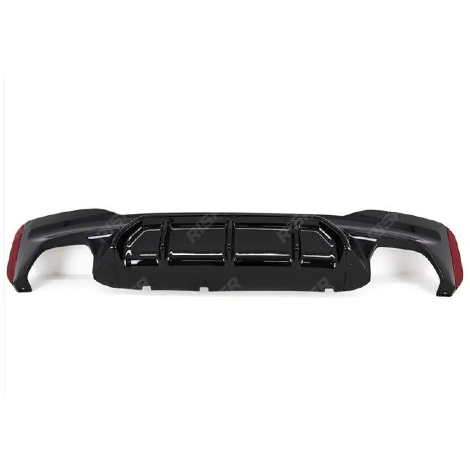 BMW 5 Series M Sport G30 G31 (pre LCI 2017 - 2020) M5 Look Rear Diffuser - Quad Exit Gloss Black