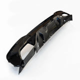 BMW 5 Series M Sport G30 G31 (pre LCI 2017 - 2020) MP Rear Diffuser - Dual Exit Gloss Black & Carbon Look