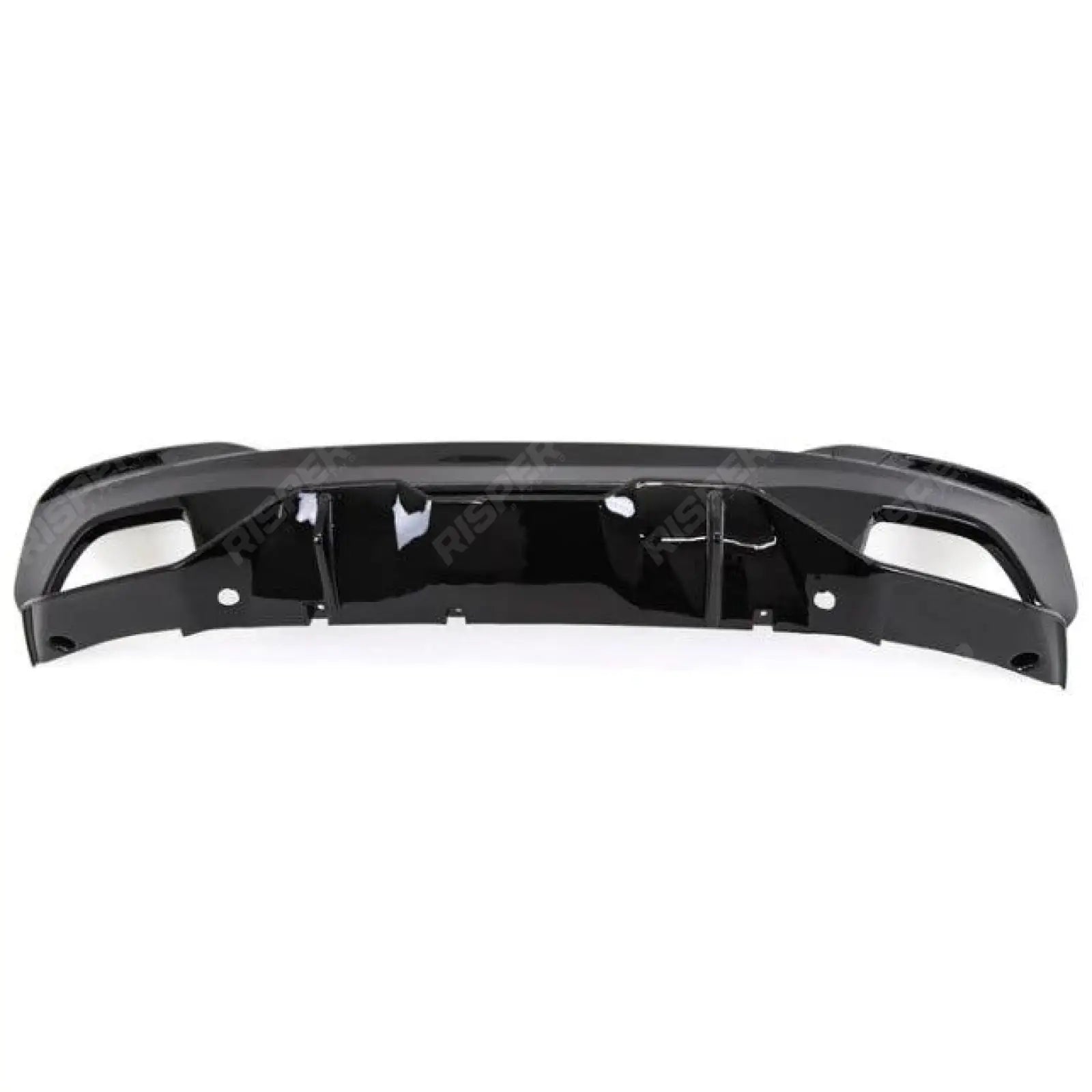 BMW 5 Series M Sport G30 G38 2017 - 2024 MP Rear Diffuser - Dual Exit Gloss Black Secondary image