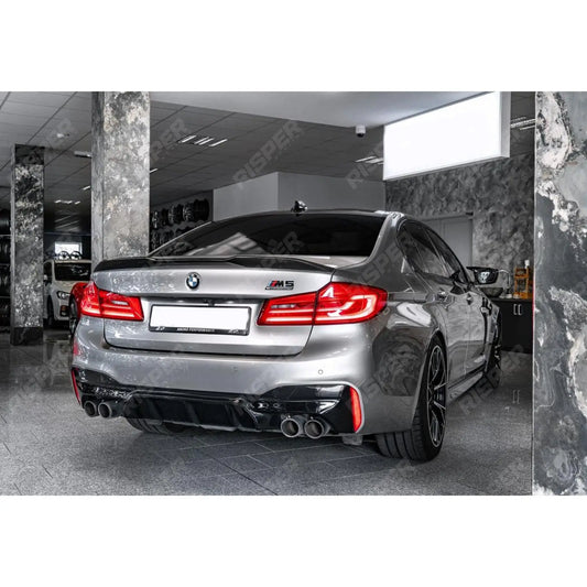 BMW 5 Series M5 G30 F90 - Gloss Black CS Style Rear Spoiler