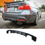 Bmw F30 F35 M Sport Quad Exit Rear Diffuser - Matte Black