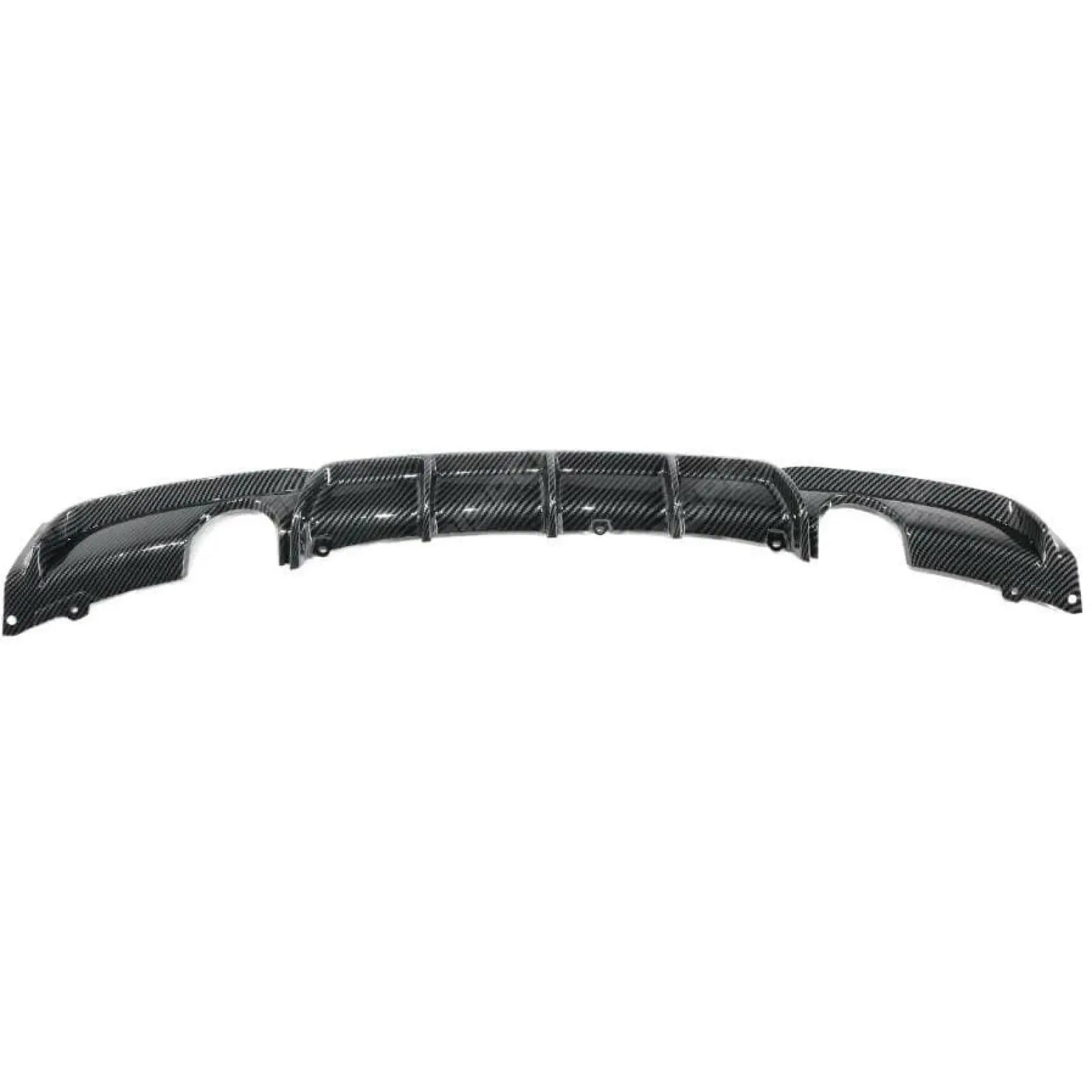 Bmw F30 F35 M Sport Single Tip Twin Exit Rear Diffuser - Carbon Look
