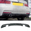 Bmw F30 F35 M Sport Single Tip Twin Exit Rear Diffuser - Carbon Look Diffuser