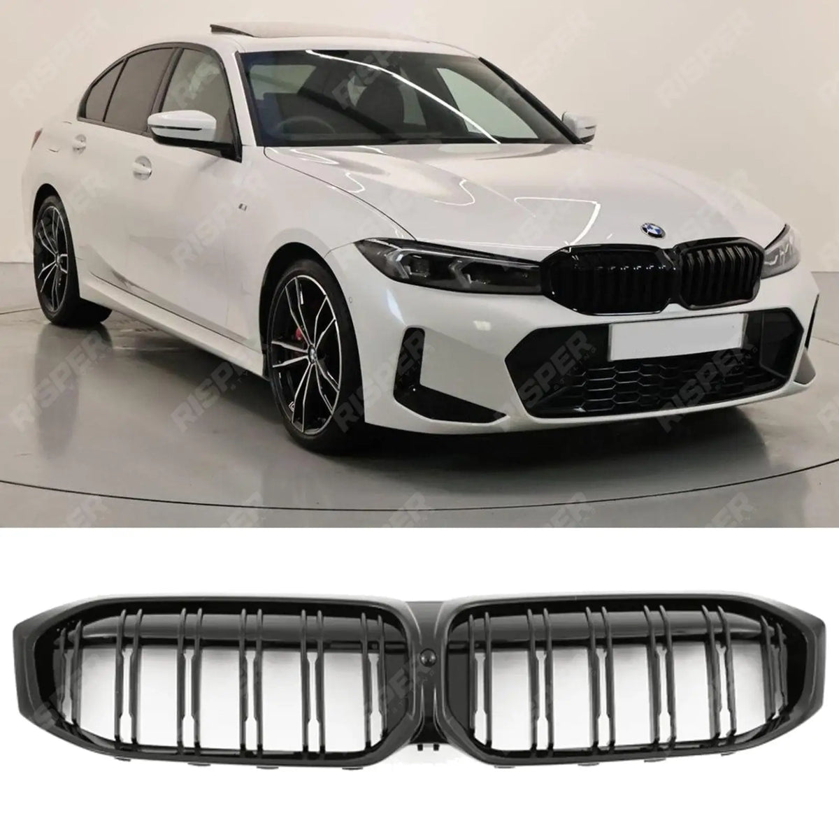 Bmw G20/G21 3 Series LCI Gloss Black M Style Front Grille