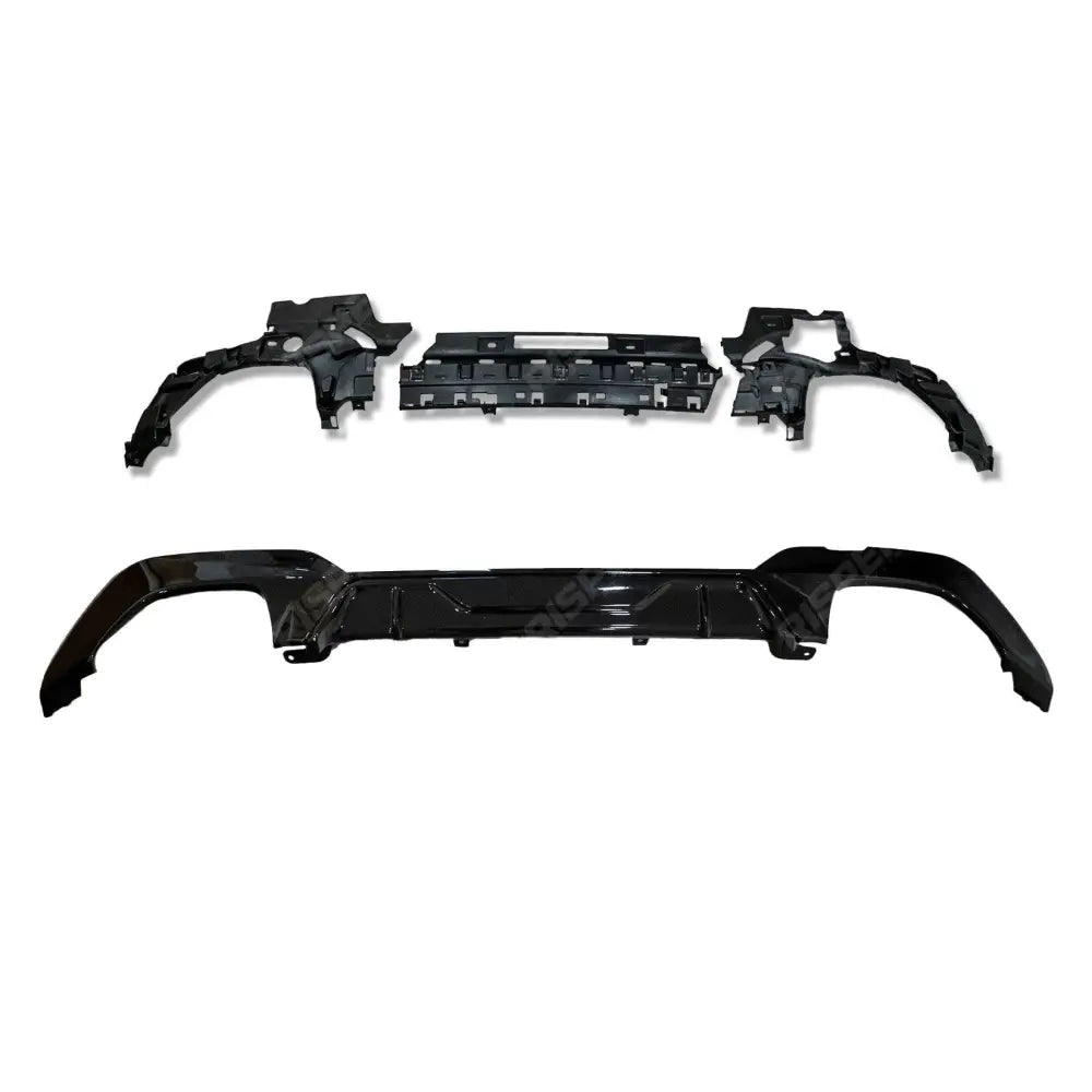 BMW G20 G21 M340i Pre - LCI 2019 - 2021 Gloss Black M Performance MP Rear Diffuser
