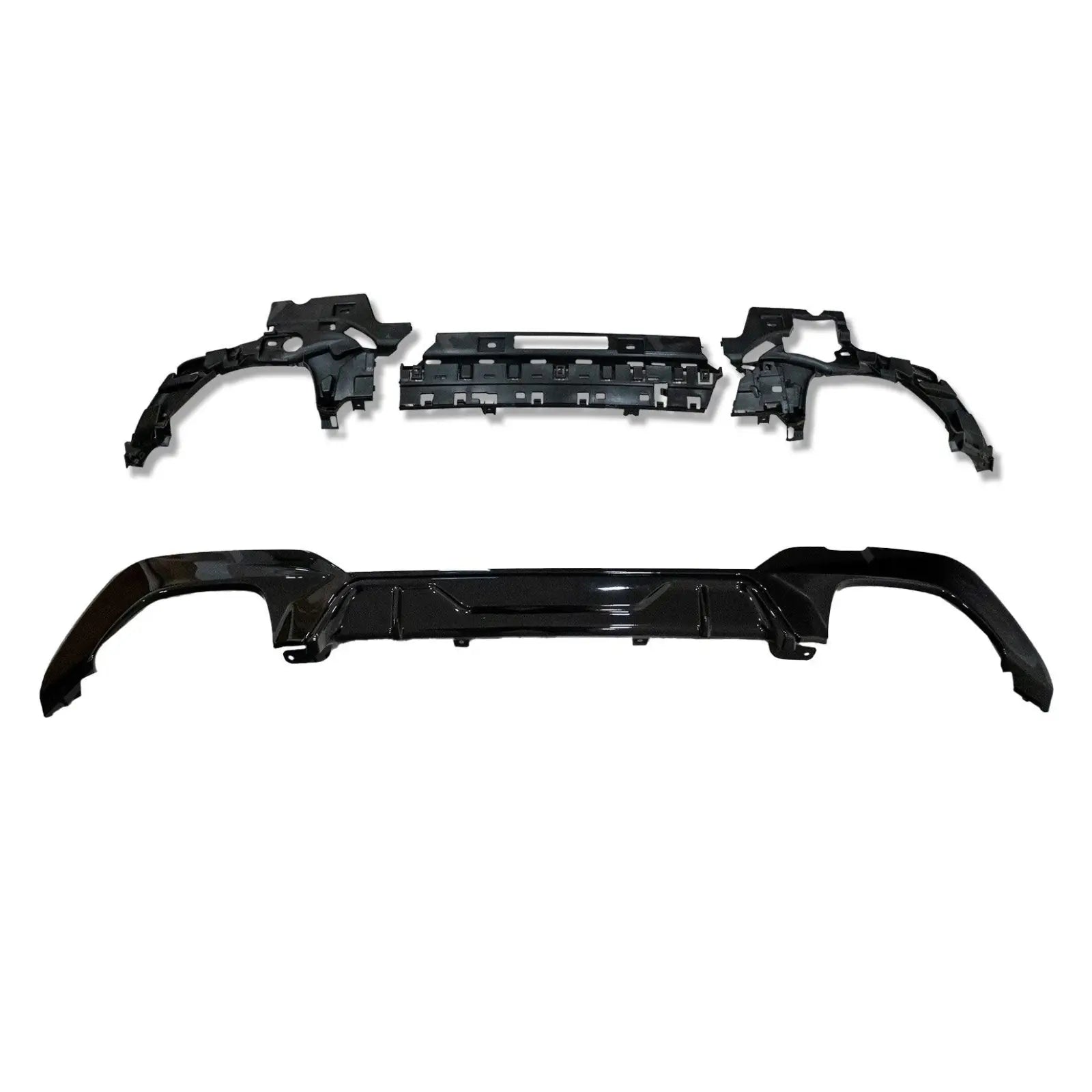 BMW G20 G21 M340i Pre - LCI 2019 - 2021 Gloss Black M Performance MP Rear Diffuser