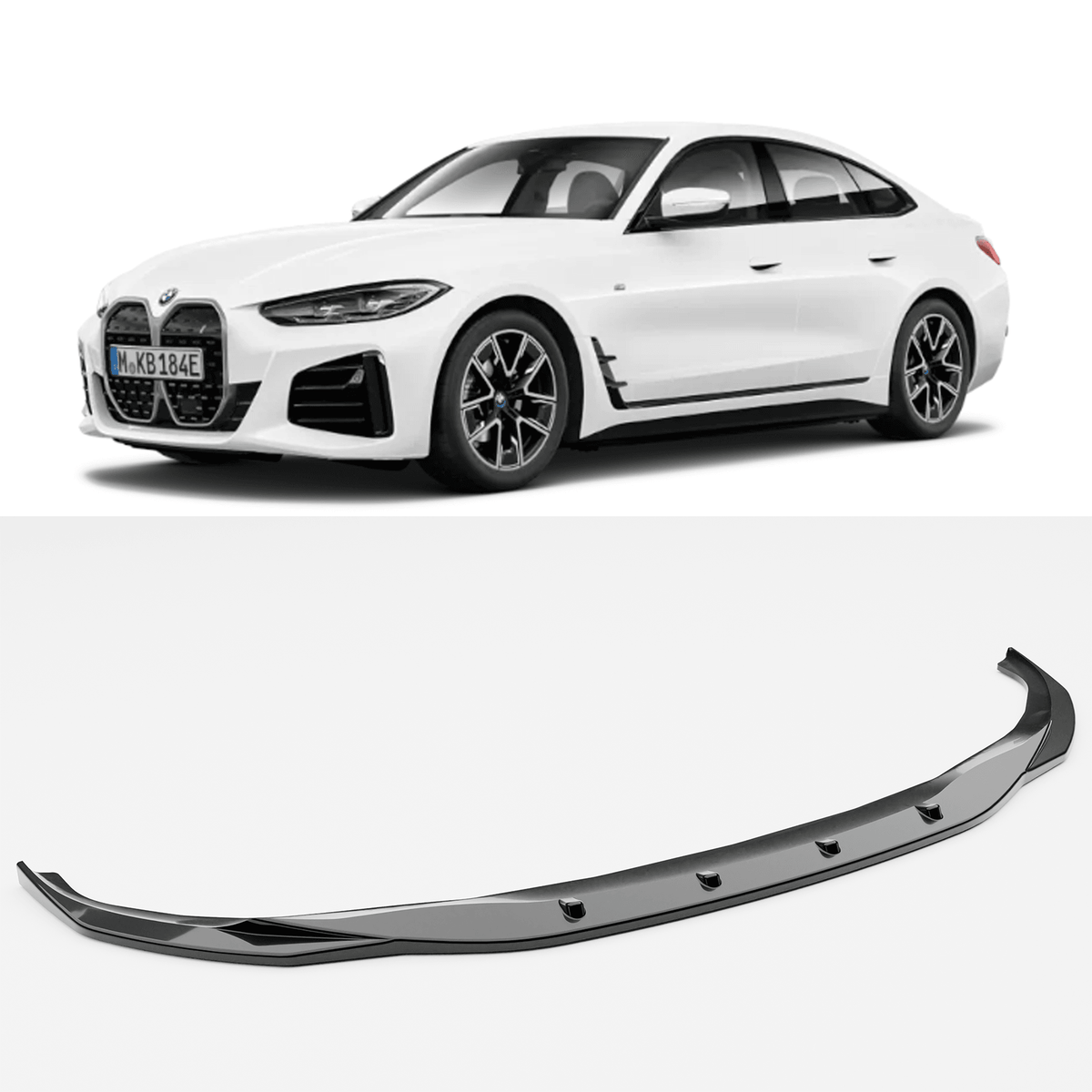 Bmw I4 & 4 Series Grand Coupe M Sport G26 2021+ Front Splitter