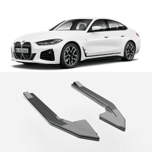 Bmw I4 & 4 Series Grand Coupe M Sport G26 2021+ Rear Side Splitters