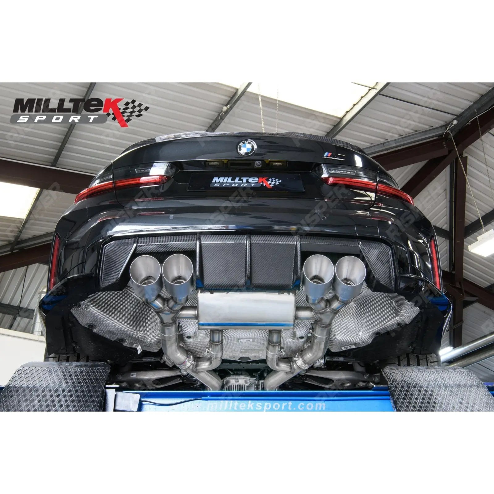 BMW M3 G80 / M4 G82 - MILLTEK SPORT PARTICULATE FILTER BACK EXHAUST SYSTEM
