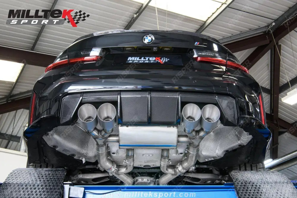 BMW M3 G80 / M4 G82 - MILLTEK SPORT PARTICULATE FILTER BACK EXHAUST SYSTEM