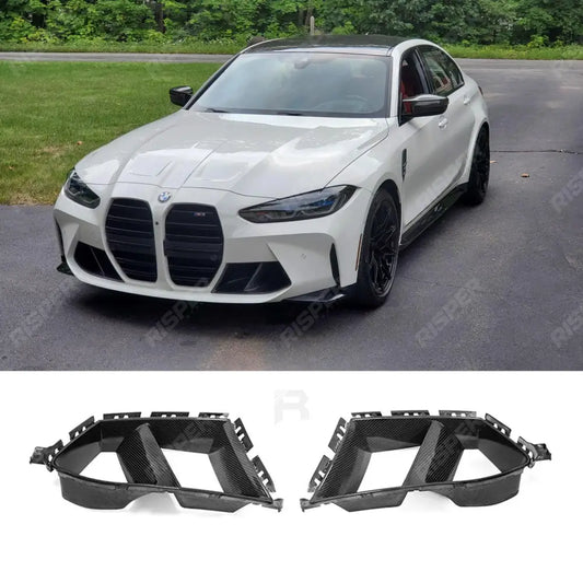 BMW M3 M4 G80 G82 G83 - Pre Preg Carbon Fibre Performance Style Front Intake Ducts