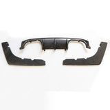 BMW M3 M4 Series F80 F82 V - Style Rear Diffuser in Carbon Look