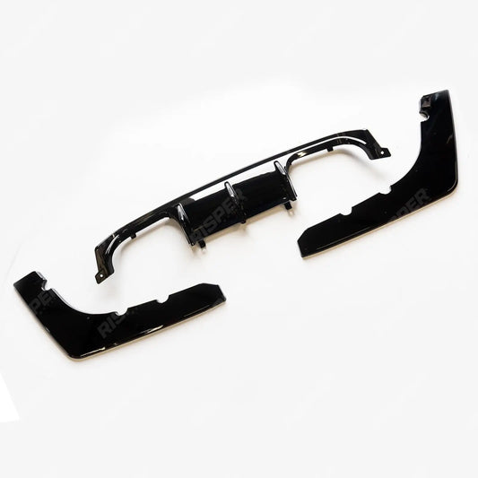 BMW M3 M4 V Style Gloss Black Rear Diffuser