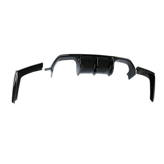 BMW M3 M4 V Style Gloss Black Rear Diffuser