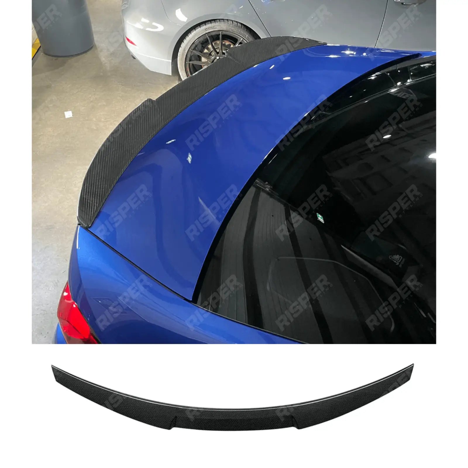 BMW M4 G82 4 Series G22 - Pre Preg Carbon Fibre M4 Style Rear Spoiler Main image