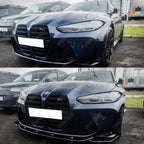 BMW M4 G82 M3 G80 2021+ - RISPER Front Splitter Lip in Gloss Black