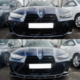 BMW M4 G82 M3 G80 2021+ - RISPER Front Splitter Lip in Gloss Black