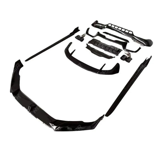 BMW X3 2021-2024 LCI Full Aero Kit With Exhaust Tips In Gloss Black Aero Kit