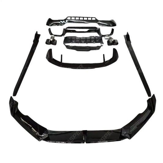 BMW X3 2021-2024 LCI Full Aero Kit With Exhaust Tips In Gloss Black Aero Kit