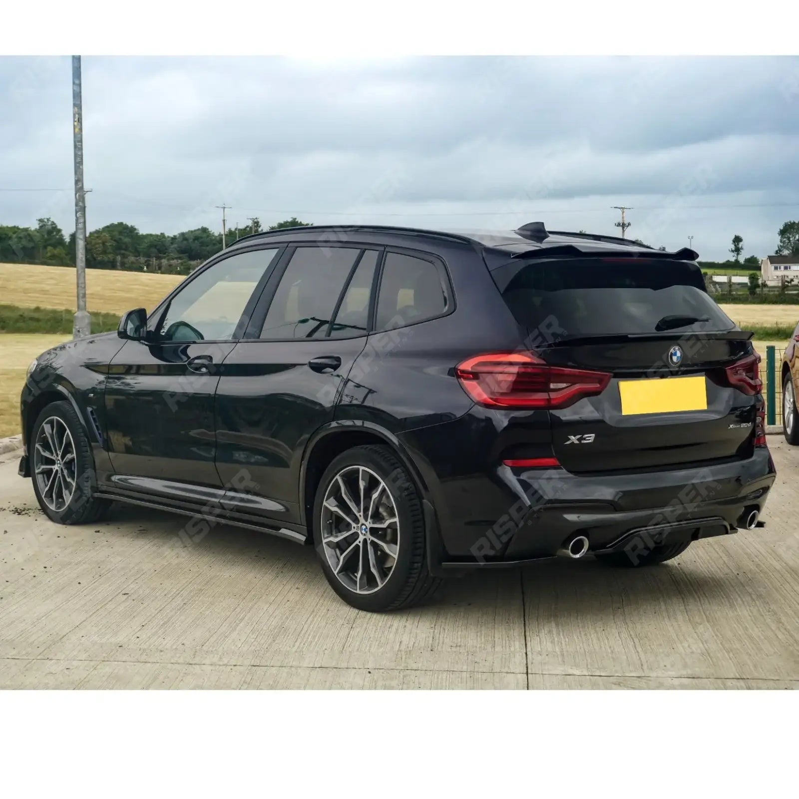 BMW X3 G01 2018-2021 M Sport Rear Spoiler Cap in Gloss Black Spoiler