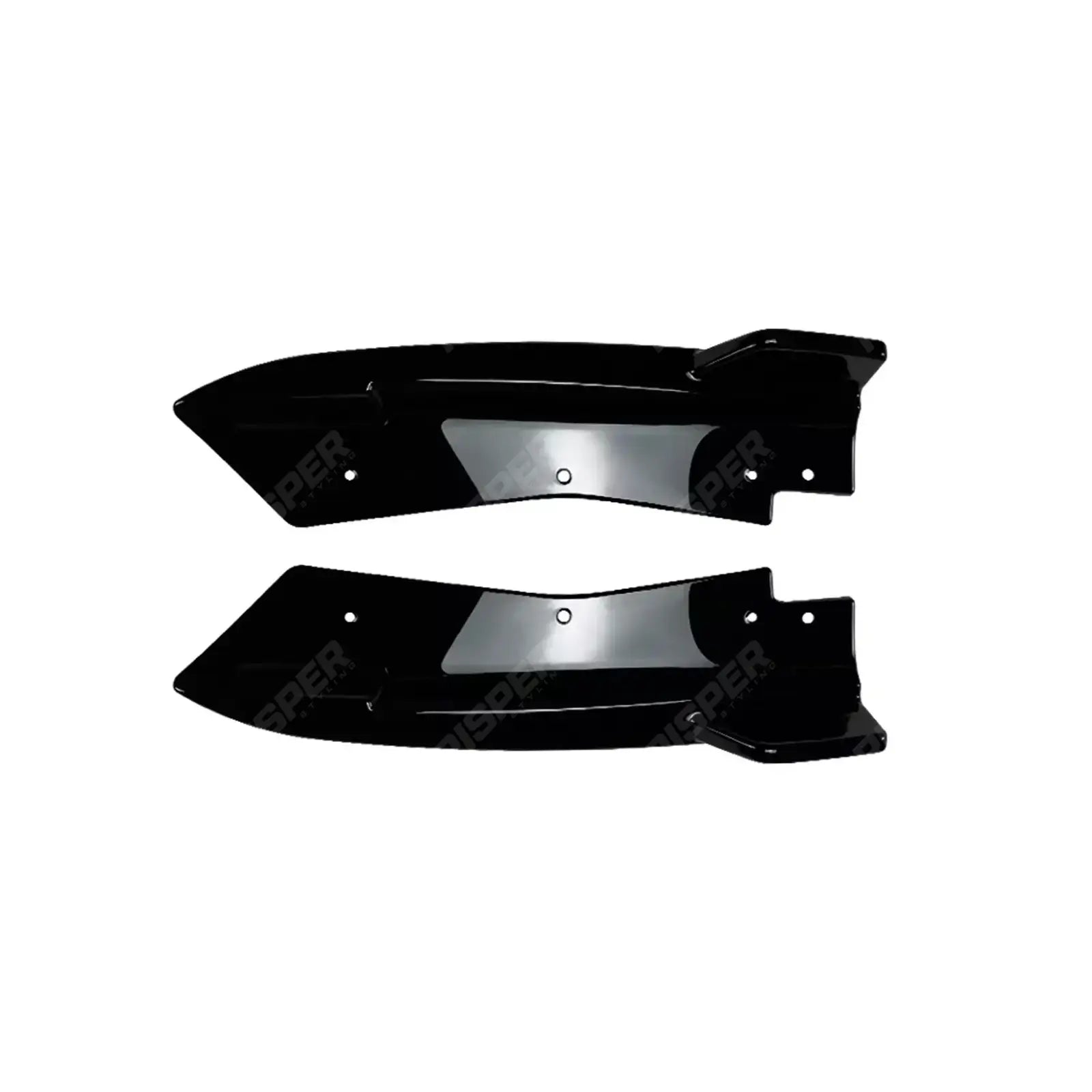 BMW X3 G01 LCI 2022+ M-Sport Rear Bumper Corner Splitters In Gloss Black Rear Bumper Splitter