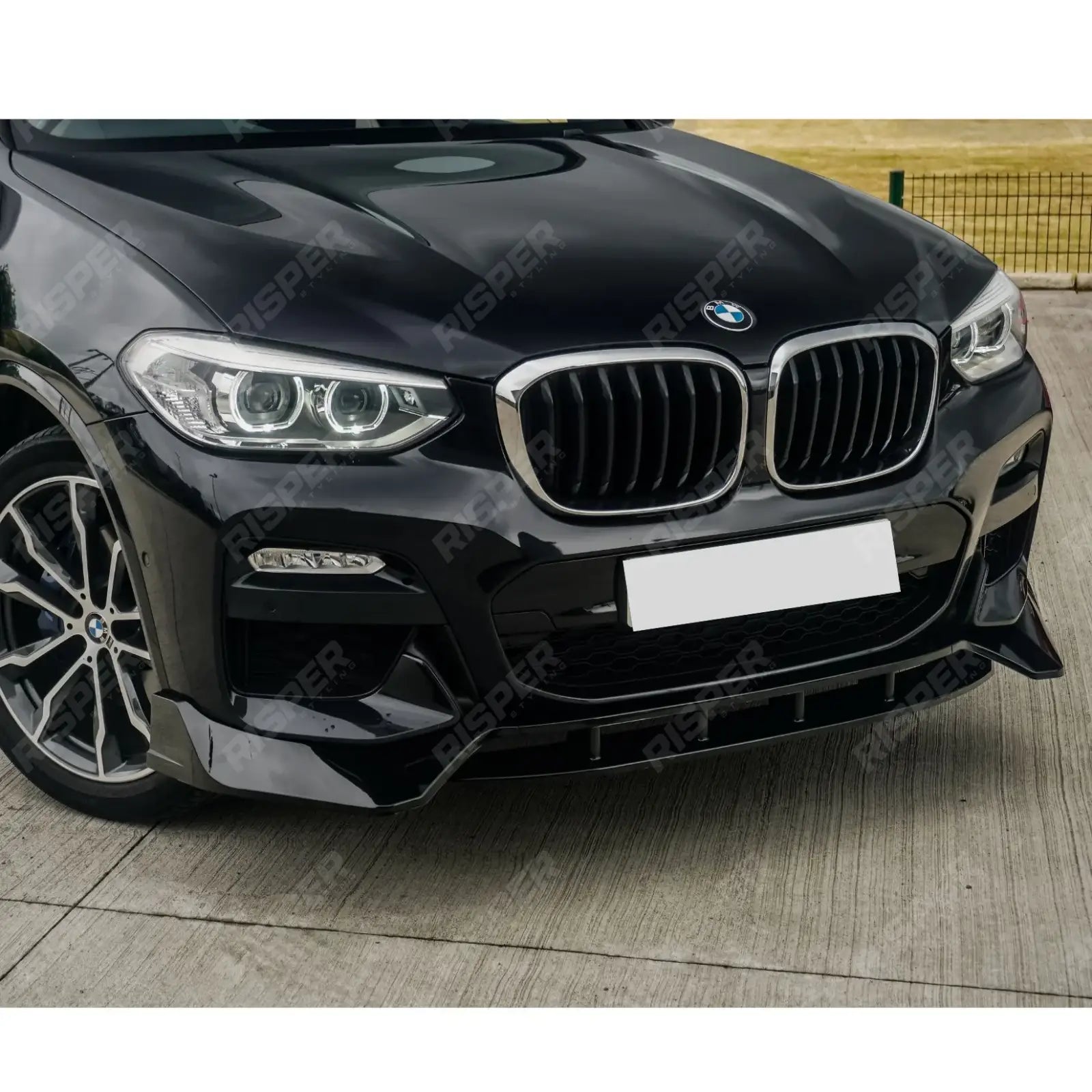 BMW X3 G01 M Sport 2018-2021 - RISPER Front Splitter Lip - Gloss Black Front Splitter