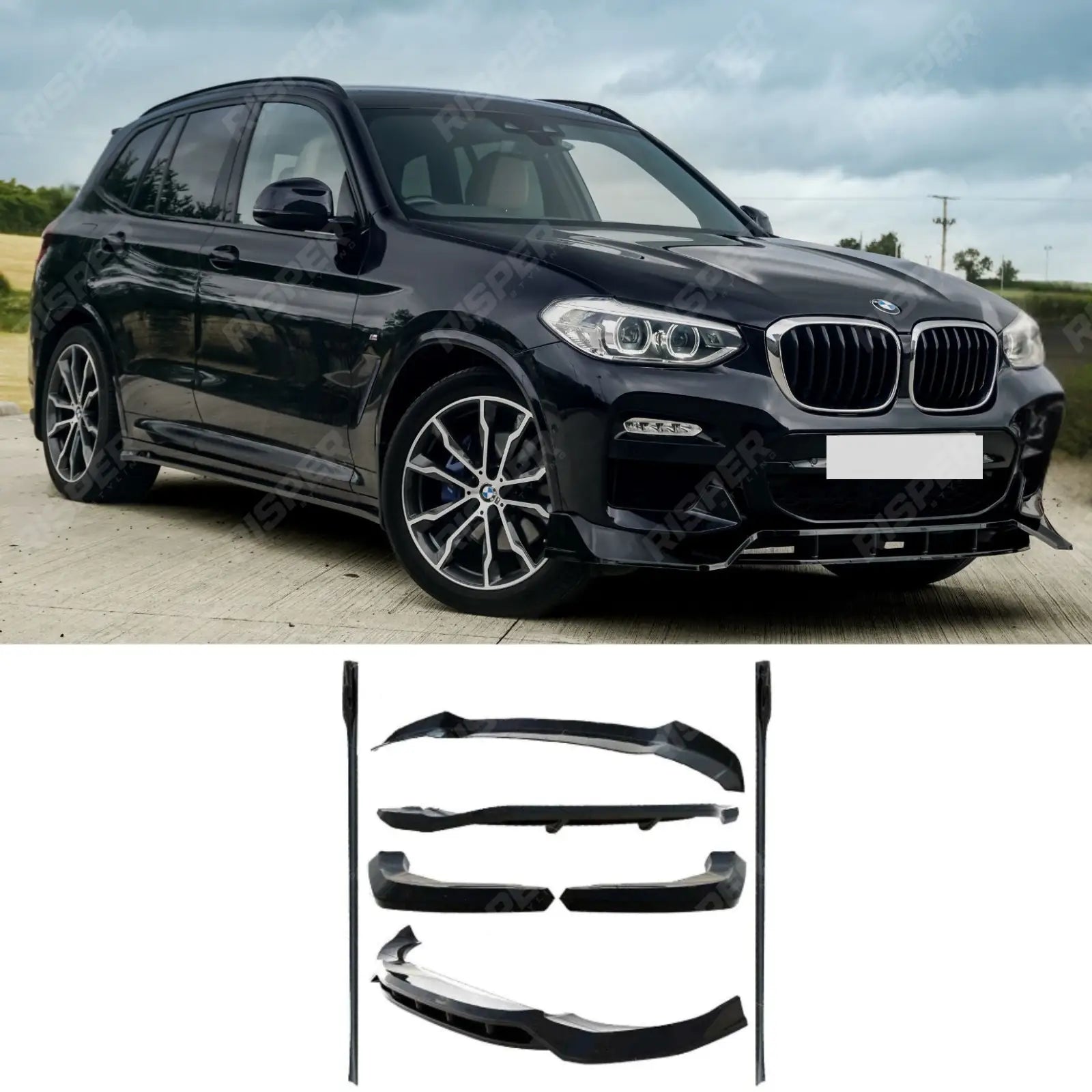 BMW X3 G01 M Sport 2018-2021 - RISPER Full Aero Kit in Gloss Black Aero Kit