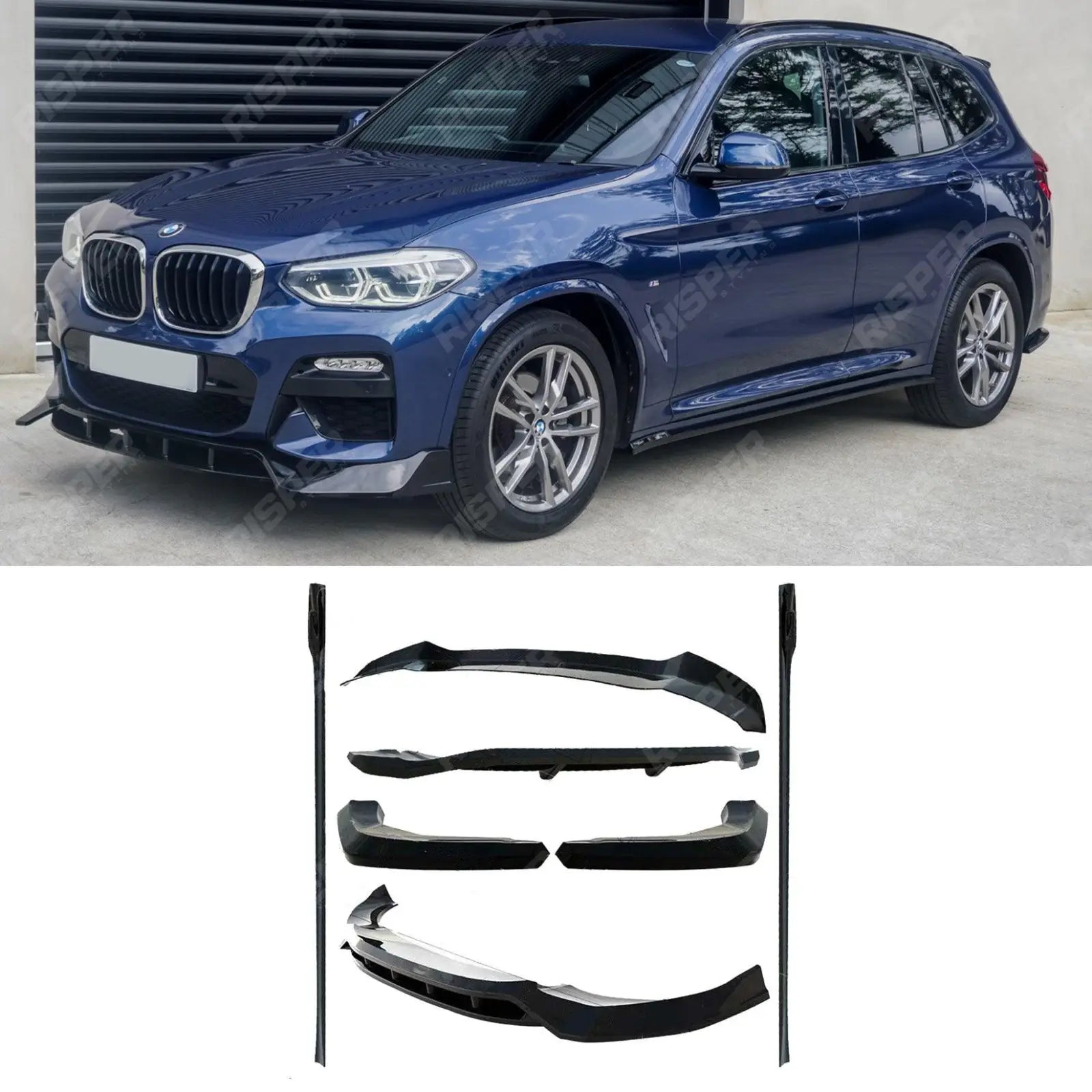 BMW X3 G01 M Sport 2018 - 2021 - RISPER Full Aero Kit in Gloss Black