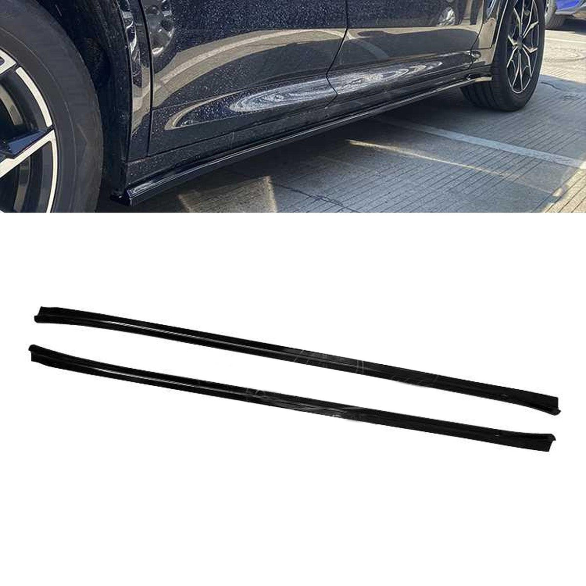 BMW X3 G01 M Sport 2018 - 2021 - RISPER Side Skirt Splitters - Gloss Black