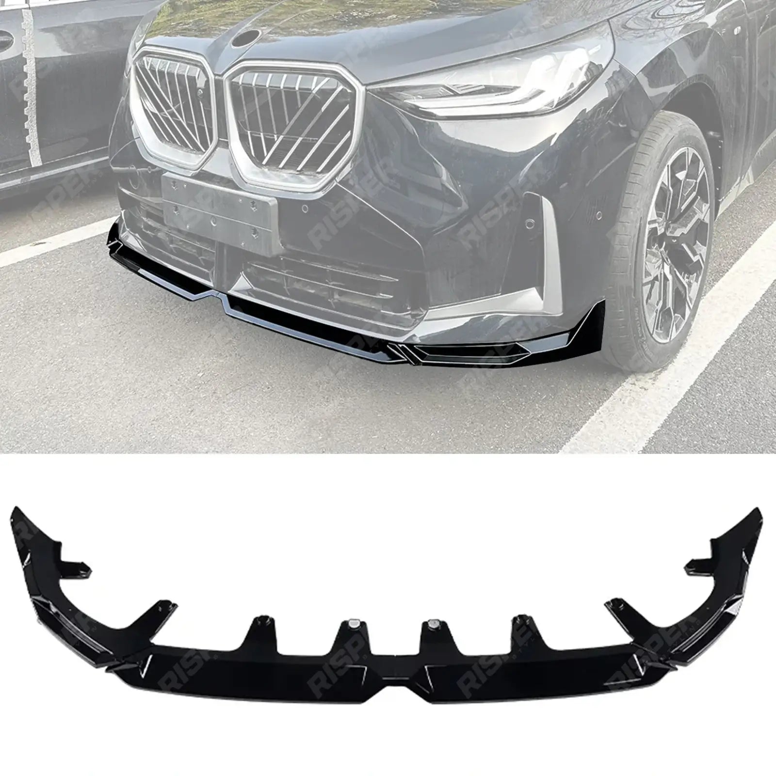 BMW X3 G45 2025+ M Sport Front Splitter In Gloss Black Front Splitter