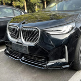 BMW X3 G45 2025+ M Sport Front Splitter In Gloss Black Front Splitter