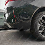 BMW X3 G45 2025+ M-Sport Rear Bumper Corner Splitters In Gloss Black Rear Bumper Splitter