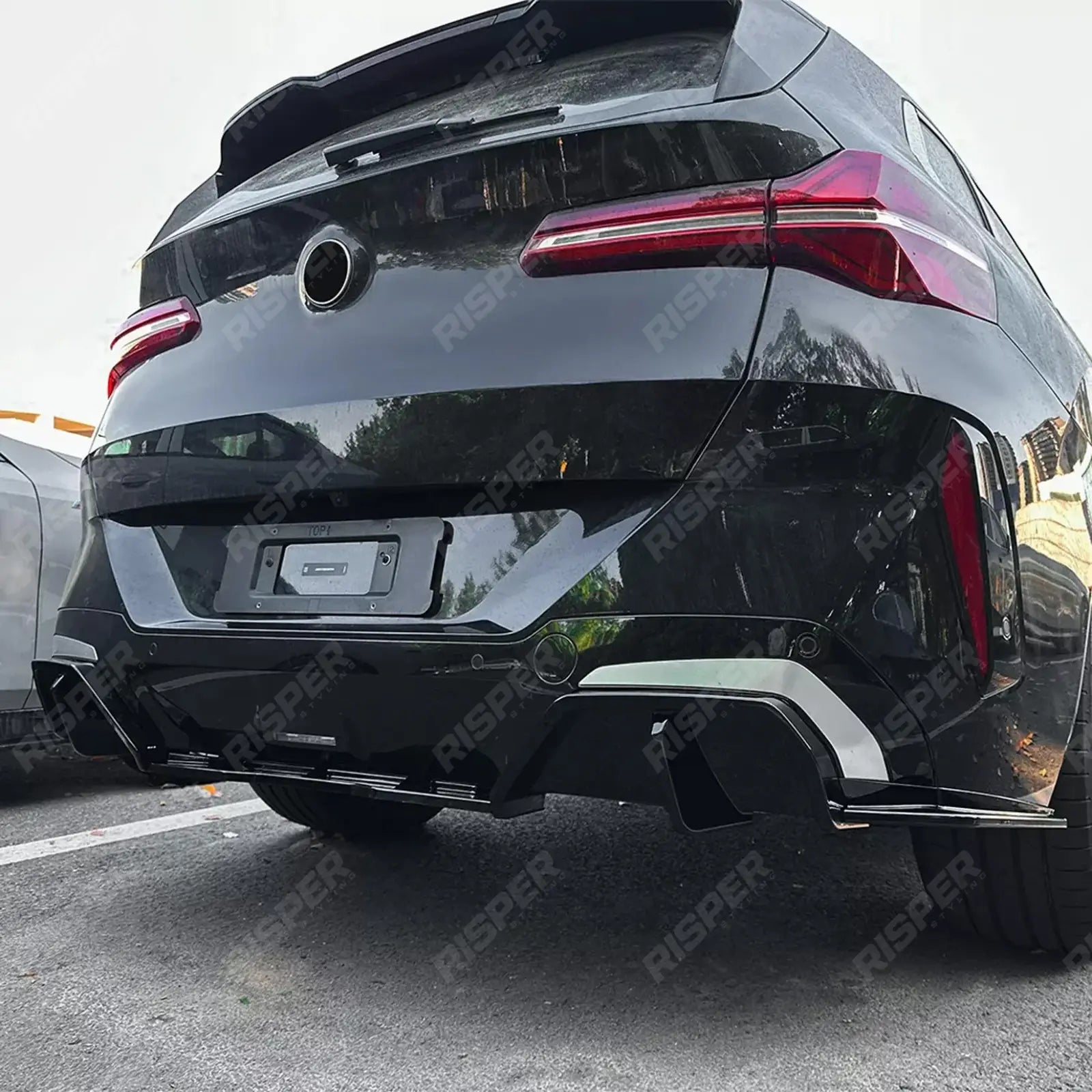 BMW X3 G45 2025+ M-Sport Rear Diffuser In Gloss Black Diffuser