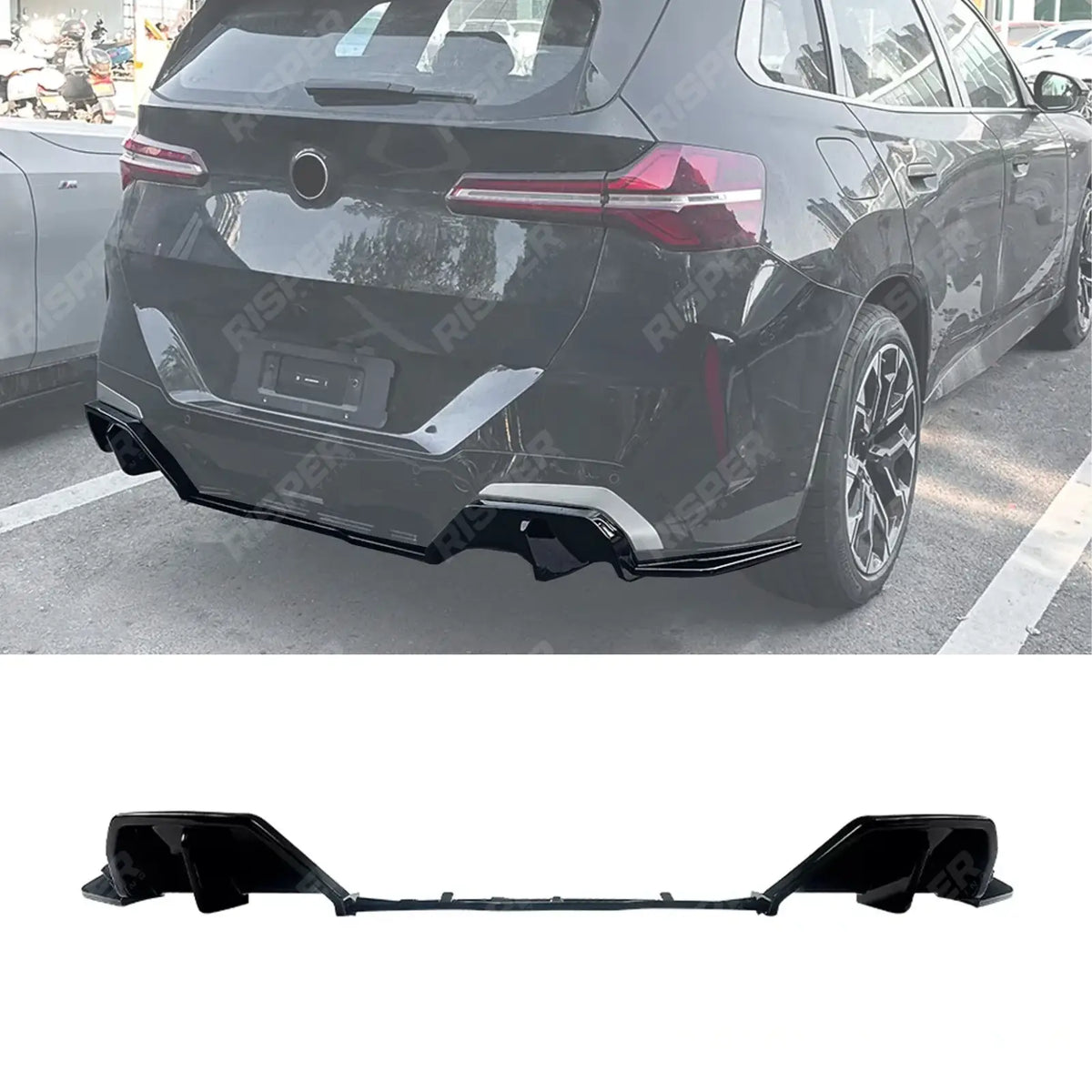 BMW X3 G45 2025+ M-Sport Rear Diffuser In Gloss Black Diffuser