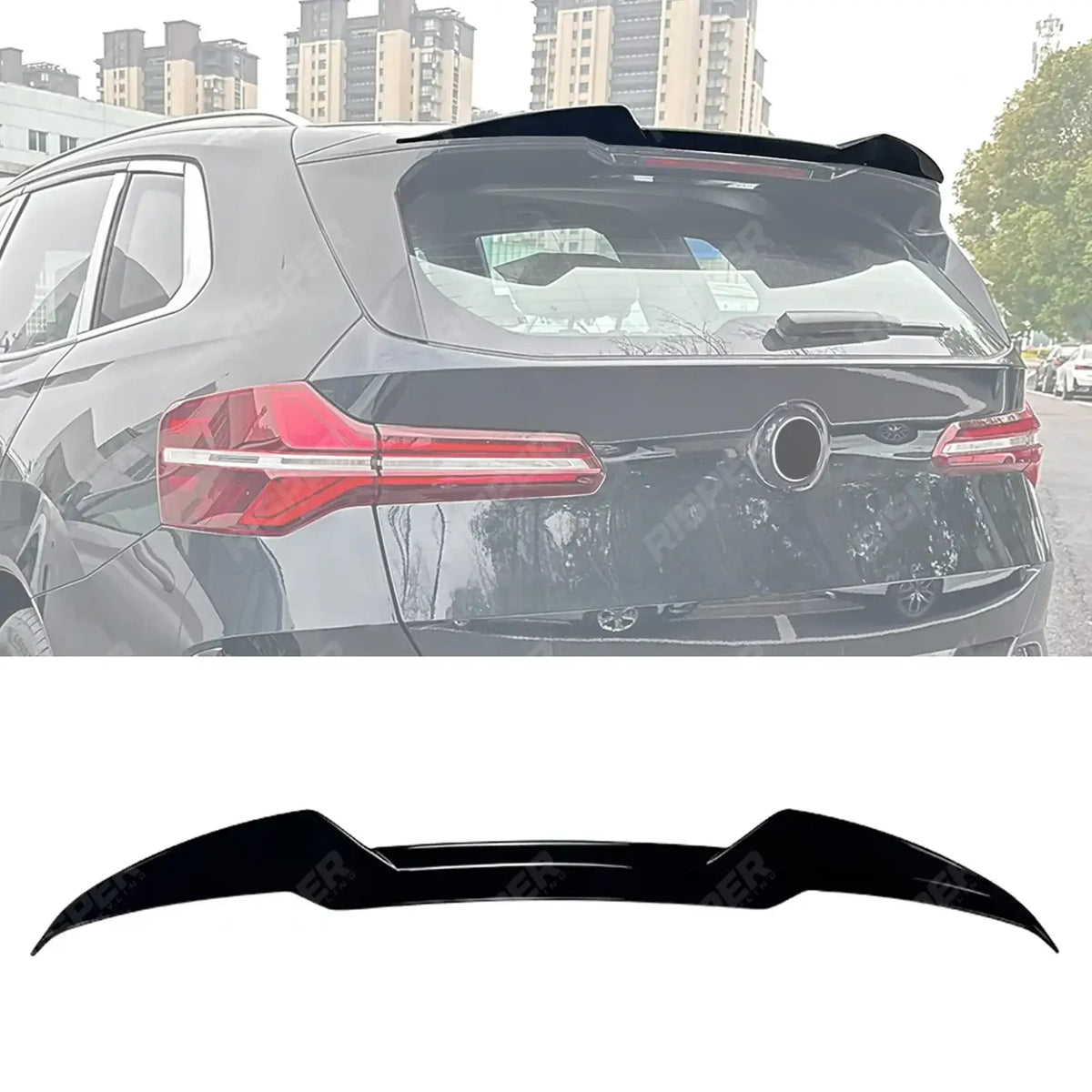 BMW X3 G45 2025+ M Sport Rear Spoiler In Gloss Black Spoiler
