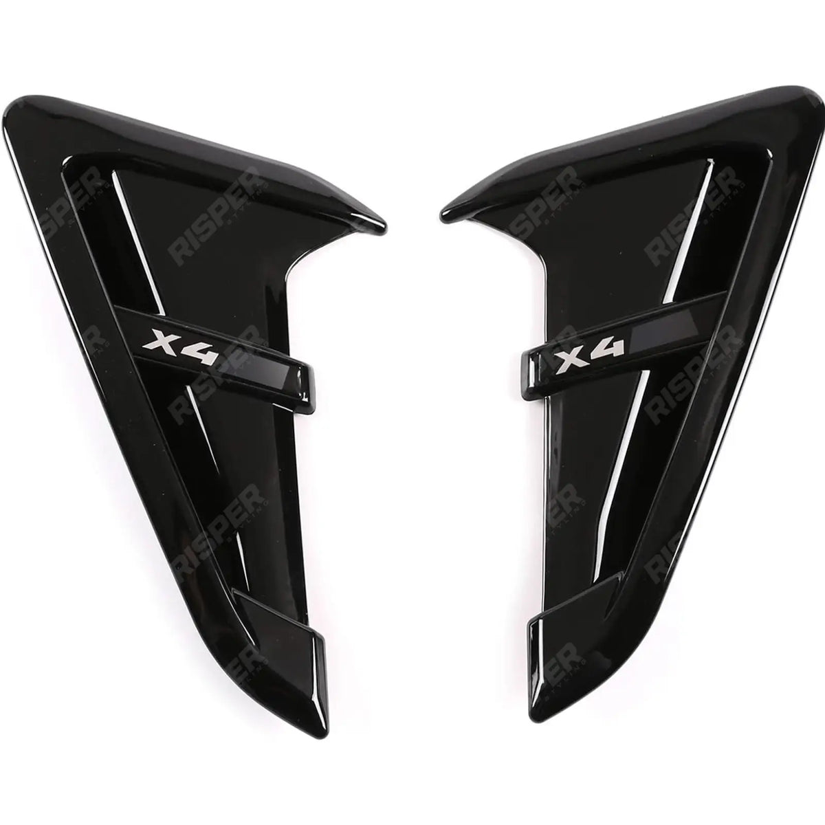 BMW X4 2018 - 2020 Side Fenders In Gloss Black