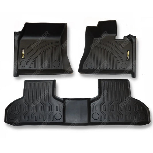 BMW X5 F15 2013-2018 3D FULLY TAILORED MATS 3-PC IN BLACK – MUDBLOCK - RisperStyling