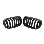 Bmw X5 F15 2013-2018 - Matte Black Front Grill - Solid Slat Grilles