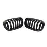 Bmw X5 F15 2013-2018 - Matte Black Front Grill - Solid Slat Grilles