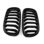 Bmw X5 F15 2013-2018 - Matte Black Front Grill - Solid Slat Grilles