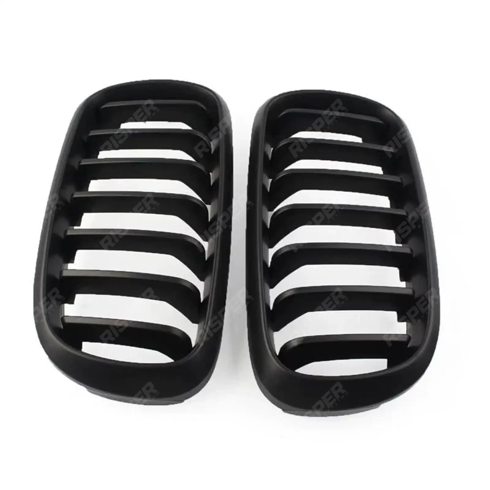 Bmw X5 F15 2013-2018 - Matte Black Front Grill - Solid Slat Grilles