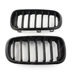 Bmw X5 F15 2013-2018 - Matte Black Front Grill - Solid Slat Grilles