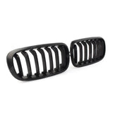 Bmw X5 F15 2013-2018 - Matte Black Front Grill - Solid Slat Grilles
